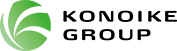 Konoike Group logo with green circular emblem