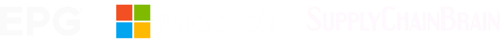 EPG, Microsoft, and SupplyChainBrain logos