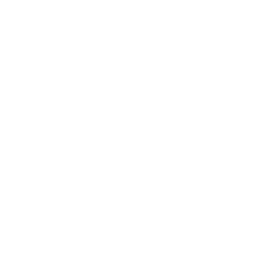 White clockwise arrow on black background.