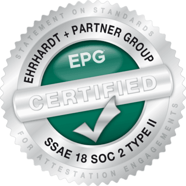 EPG SSAE 18 SOC 2 Type II Certified Badge